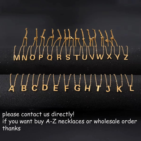 Initial A-Z Letter Necklace