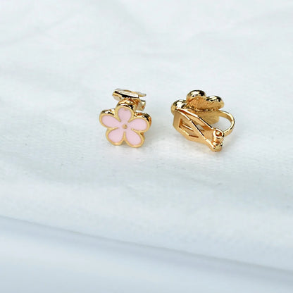 Korean Enamel Flower Clip