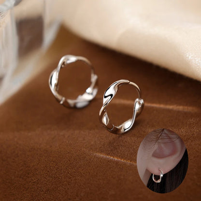 Twisted Hoop Earrings