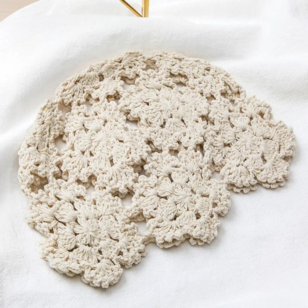 Knitted Hat Flowers