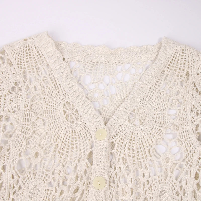 Crochet Knit Cardigan