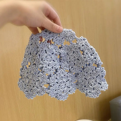 Knitted Hat Flowers