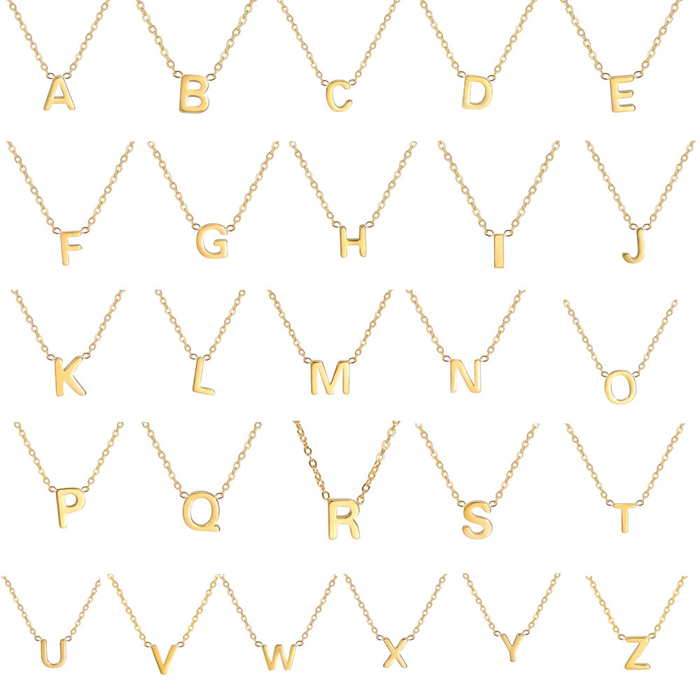 Initial A-Z Letter Necklace