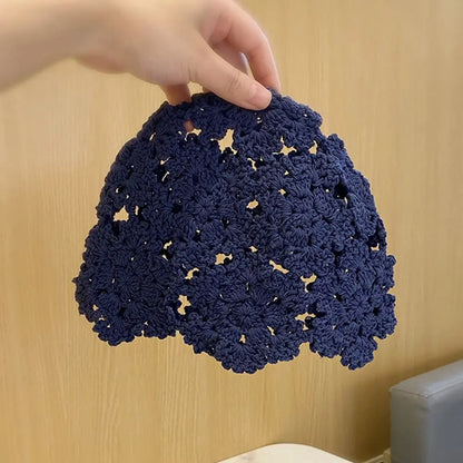 Knitted Hat Flowers
