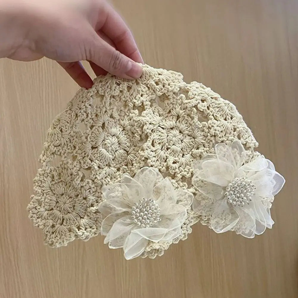Knitted Hat Flowers