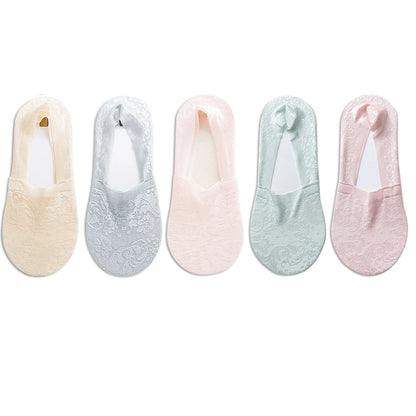 Lace Flower Short Socks