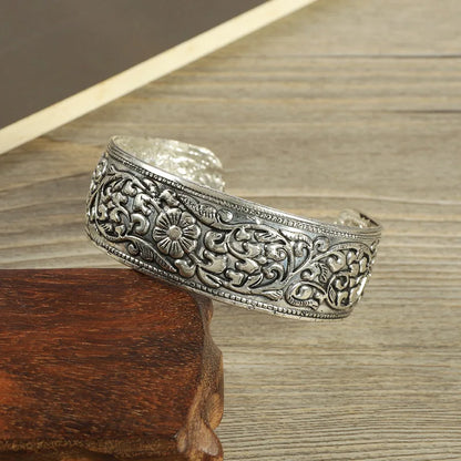 Ethnic Style Wide Bracelet