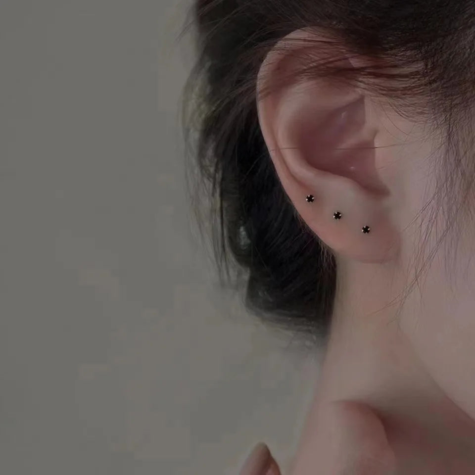 Mini Rhinestones Earrings