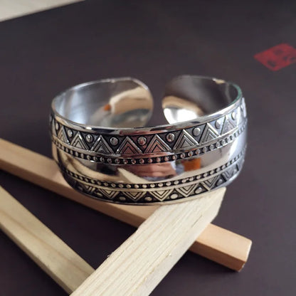 Ethnic Style Wide Bracelet