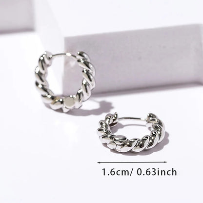 Twisted Hoop Earrings