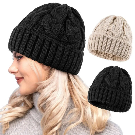 Knitted Hat Flowers