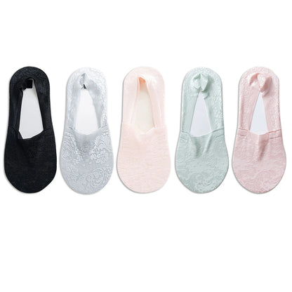 Lace Flower Short Socks