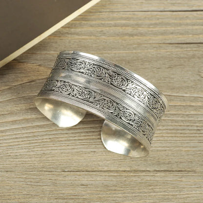 Ethnic Style Wide Bracelet
