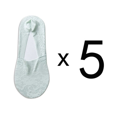Lace Flower Short Socks
