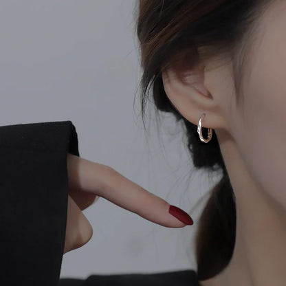 Twisted Hoop Earrings