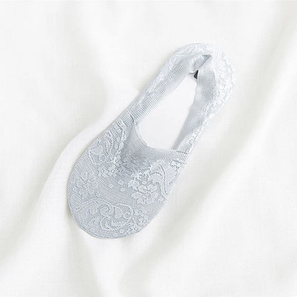 Lace Flower Short Socks